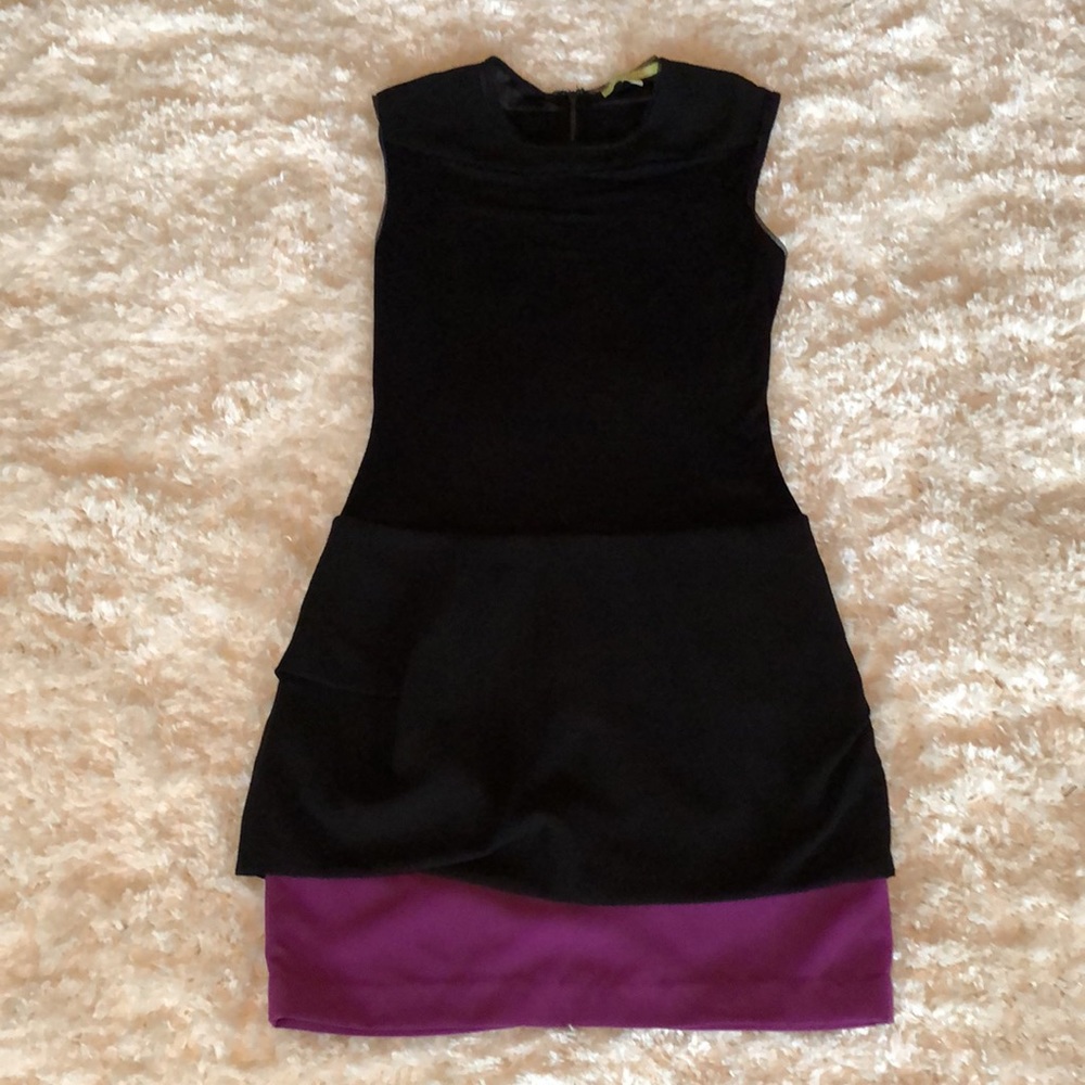 NWT, Gianni Bini, Beautiful Purple & Black Dress! - Picture 6 of 6